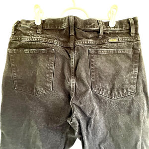 Vintage Rustler Black High Waisted Jeans 38x29 100% Cotton